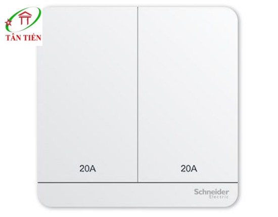 Bộ công tắc đôi 2 cực Schneider E8332D20N_WE_G19 AvatarOn A