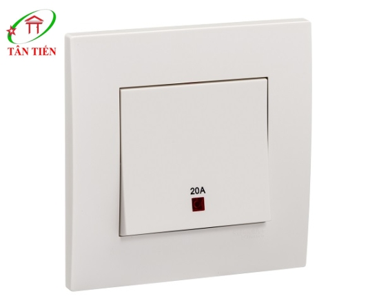 Bộ công tắc đơn 2 cực  Schneider KB31D20NE_WE_G19 Vivace