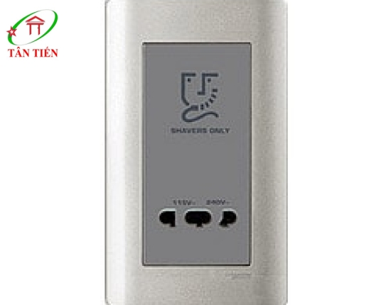 Bộ ổ cắm dao cạo râu Schneider E84T727V_SA ZENcelo