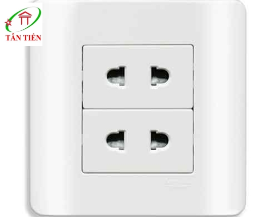 Bộ ổ cắm đôi 2 chấu Schneider E84426U2_G19 ZENcelo