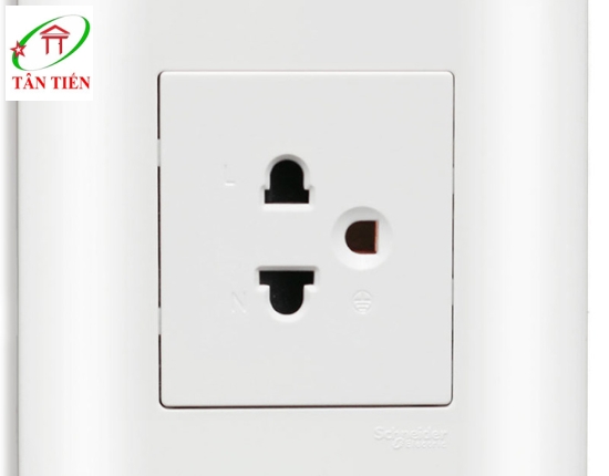 Bộ ổ cắm đơn 3 chấu  Schneider E84426UESTR_WE_G19 ZENcelo