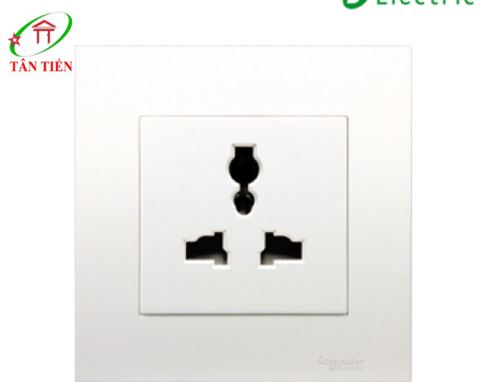 Bộ ổ cắm đơn đa năng   Schneider KB413S Vivace