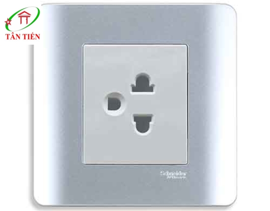 Bộ ổ cắm đơn 3 chấu USB đôi  Schneider E84426UESTR_SA_G19 ZENcelo