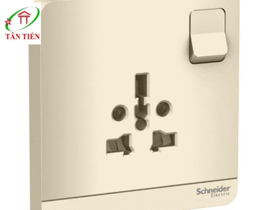 Bộ ổ cắm đơn đa năng Schneider E8315TS_WG_G19  AvatarOn A