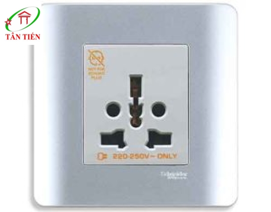 Bộ ổ cắm đa năng và sạc USB đôi   Schneider E8442616USB_SA_G19 ZENcelo