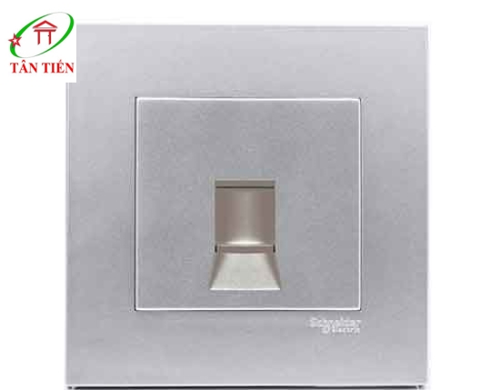 Bộ ổ cắm mạng cat6 đơn Schneider KB31RJ6_AS Vivace 