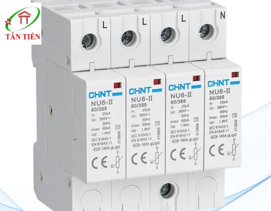 Chống sét lan truyền 4P 65KA 275V CHINT NU6-IIG 65KA/275V