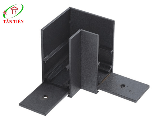 Đầu nối góc L nổi Ray nam châm DC48V Anfaco
