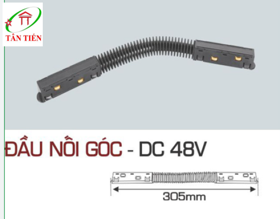 Đầu nối góc Ray nam châm DC48V Anfaco