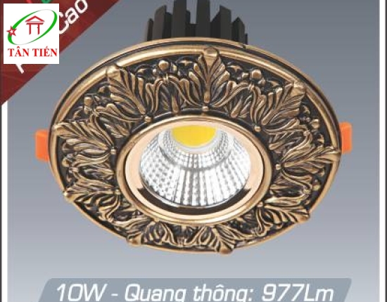 Đèn led Downlight âm trần 10W Anfaco, AFC PULY 01