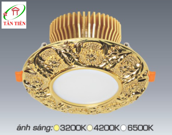 Đèn led Downlight âm trần 15W Anfaco, AFC Đồng 005 