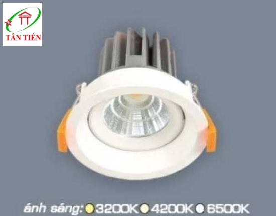 Đèn Led downlight âm trần 3 màu 10W Anfaco, AFC741