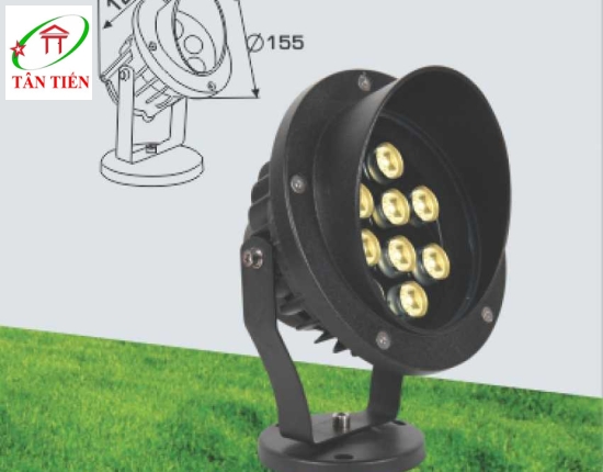 Đèn Led pha ngồi cỏ Anfaco 12W 