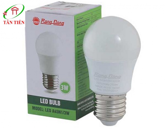 ĐÈN LED BULB 3W RẠNG ĐÔNG A45N1/3W.H