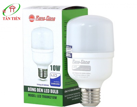 ĐÈN LED BULB TRỤ 10W RẠNG ĐÔNG TR60N2/10W.H 