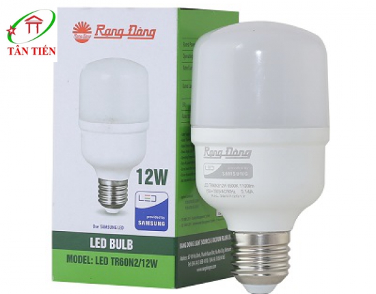 ĐÈN LED BULB TRỤ 12W RẠNG ĐÔNG TR70N2/12W.H 