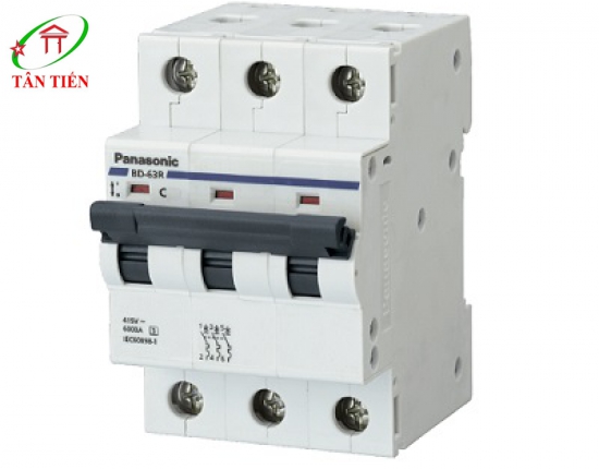 MCB CẦU DAO TỰ ĐỘNG 3P 100A PANASONIC BBD310031C