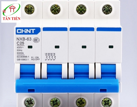 MCB 4P 63A 6KA CHINT NXB-63-4P-C63-6KA