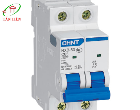 MCB 2P 25A 10KA CHINT NXB-63H-2P-C25-10KA