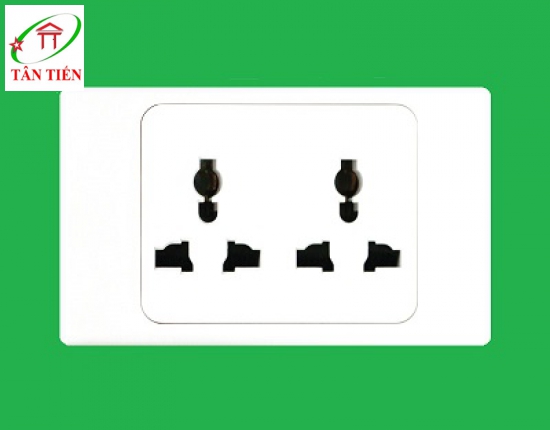 Ổ CẮM ĐÔI 3 CHẤU ĐA NĂNG MPE A20UESM2N