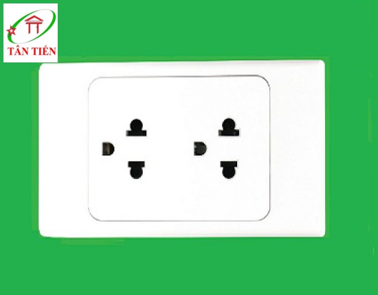 Ổ CẮM ĐÔI 3 CHẤU MPE A20UES2N