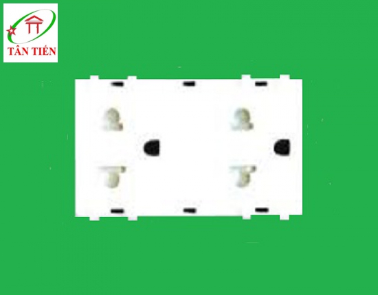 Ổ CẮM ĐÔI 3 CHẤU MPE A6UES2