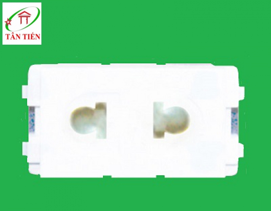 Ổ CẮM ĐƠN 2 CHẤU MPE A6US