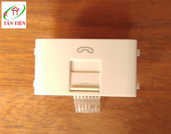Ổ CẮM ĐIỆN THOẠI 4 DÂY CÓ MÀN CHE 