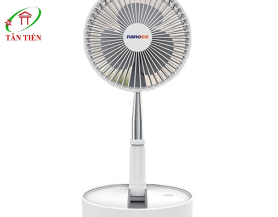 Quạt sạc màu trắng, Nanoco NFF1617W