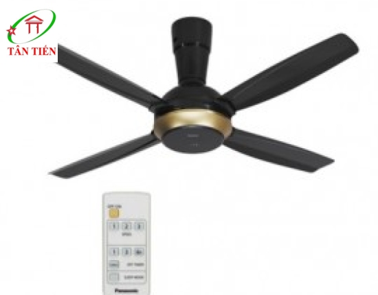 Quạt Trần 4 cánh màu đen , 59W Panasonic F-56XPG