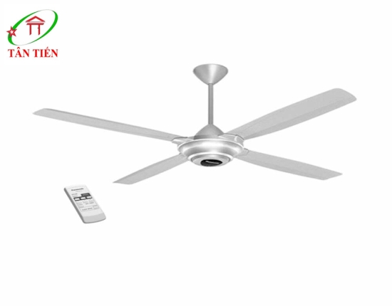 Quạt Trần 4 cánh màu bạc, 59W Panasonic F-56MZG-SS