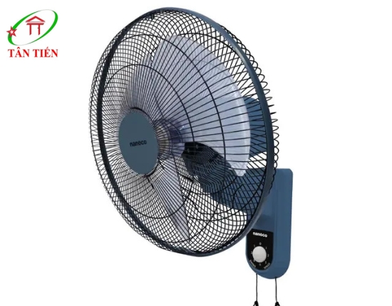 Quạt treo tường màu xanh, 47W Nanoco NWF1611BL