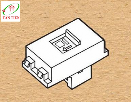 Ổ cắm máy tính 8 dây có màn che S18CC31RJ5E