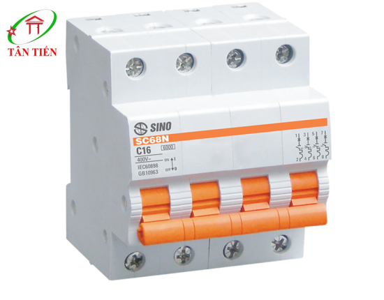 MCB 4P 50A 6KA SINO SC68N/C4050