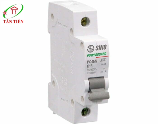 MCB 1P 10A 4.5KA SINO PS45N/C1010