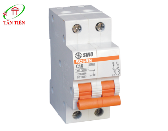MCB 2P 100A 10KA SINO PS100H/2/D100