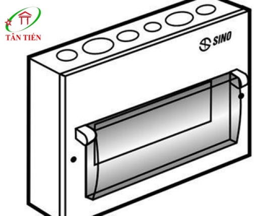 Tủ điện vỏ kim loại 9 đường lắp âm SINO EM9PL